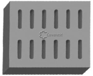 Coverest FRP (Fiber-Glass) Gratings Small Block