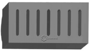 Coverest FRP (Fiber-Glass) Gratings Block